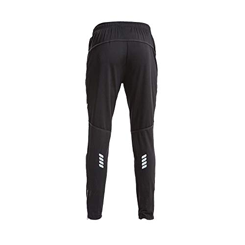 Fitsund Herren Fahrradhose Thermo Lang Fleece Radhosen MTB