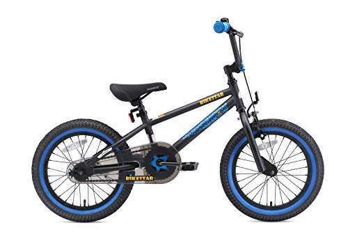 BIKESTAR Freestyle Sicherheits Kinderfahrrad 16 Zoll für