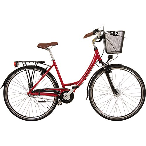 Galano 28 Zoll Prelude Citybike Stadt Fahrrad Licht 3 Gang