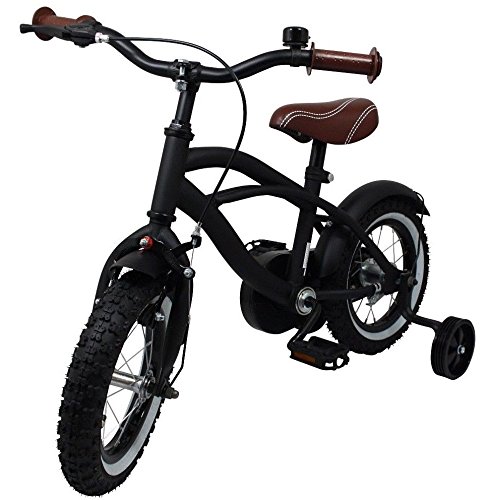 Black Cruiser 12 Zoll Fahrrad schwarz matt Kinderfahrrad ...