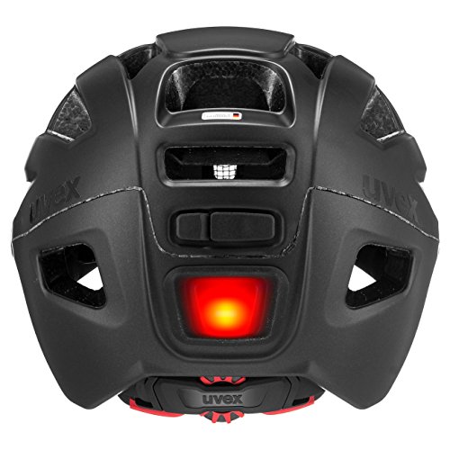 Uvex Visier Fahrradhelm mit LED Licht finale visor