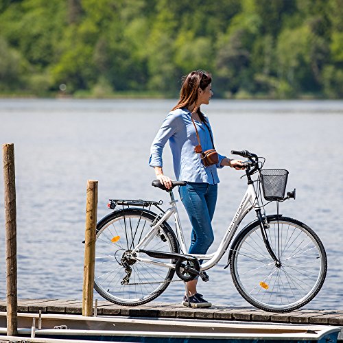 Bergsteiger Florenz 28 Zoll Damenfahrrad, ab 160 cm, Korb